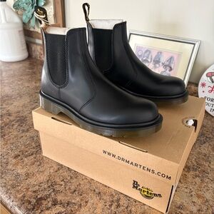 Dr. Martens Black Leather Chukka Boots